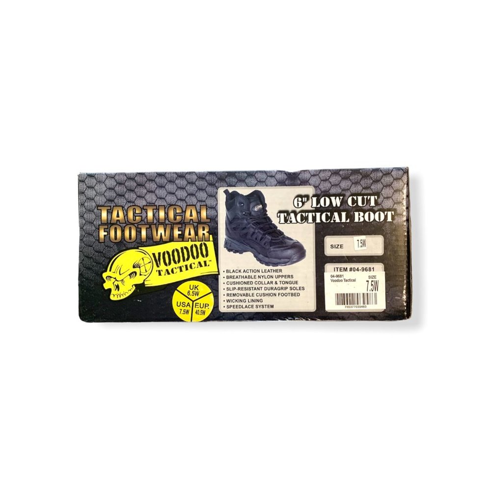 VooDoo Tactical Men's 6" Low Cut Tactical Boots, Black, 7.5W - Picture 10 of 10
